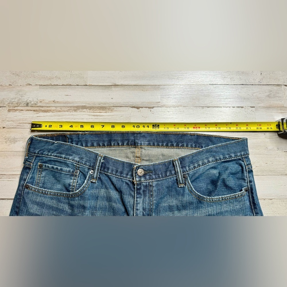 Levis 559 Jeans Mens 40x32 Blue Relaxed Fit Straight Leg Denim Classic - Picture 6 of 9